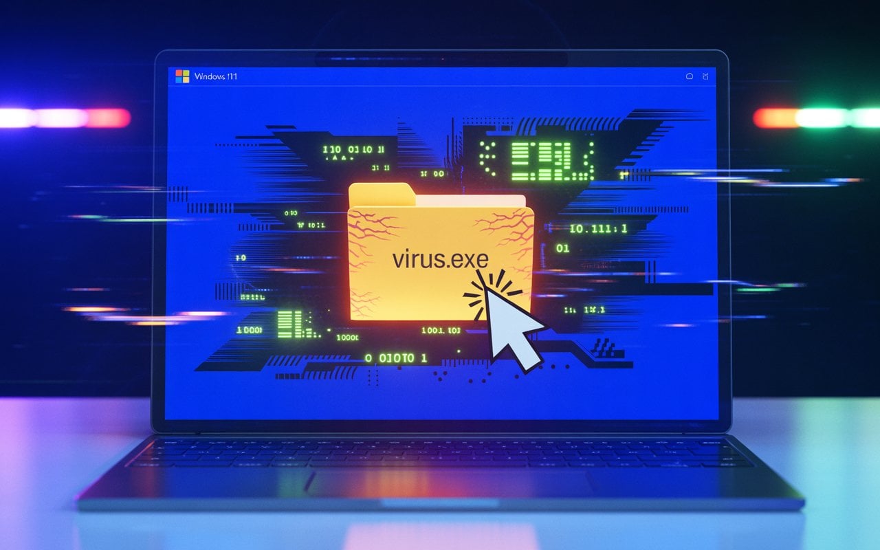 USB Folder-Based RCE Simulator (Windows Payload Edition)