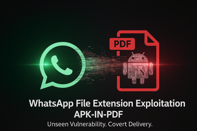WhatsApp File Extension Exploitation APK-IN-PDF
